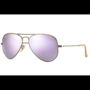Lilac Mirror Ray Bans